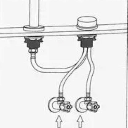 Torneira de Lavabo com Misturador Quente e Frio Montada em Deck Banheiros e Lavabos179 Vitrine das Torneiras 