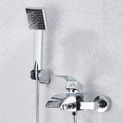 Torneira Monocomando Cascata para Banheiro com Ducha - Cromada Banheiros e Lavabos070 Vitrine das Torneiras 