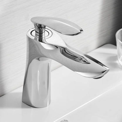 Torneira Monocomando Luxo Para Banheiro com Cascata 220V Cromada Banheiros e Lavabos089 Vitrine das Torneiras 