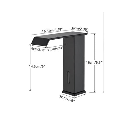 Torneira Sensorial Automática de Luxo para Banheiro - Misturador Água Quente e Fria Banheiros e Lavabos045 Vitrine das Torneiras 